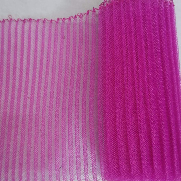 Pleated Cerise