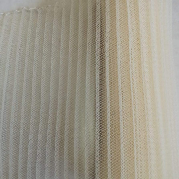 Pleated Cream