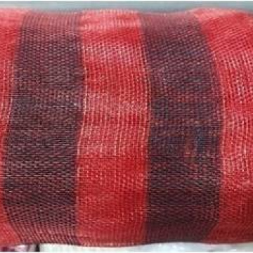 Striped Sinamay Black/Red