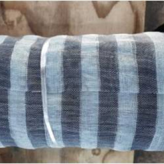 Striped Sinamay Navy/Baby Blue